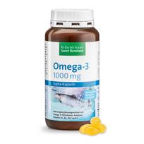 SANCT BERNHARD Omega-3 Supra 1000 mg, 120 kapsulių