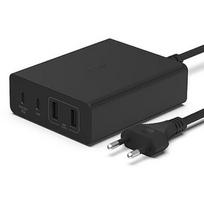 Belkin 108W 4-PORT GAN CHARGER 2X USB-C 2X USB-A WITH 2M POWER WCH010VFBK