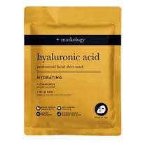 maskology HYALURONIC ACID Professional Sheet Mask Lakštinė veido kaukė su hialuronu, 22ml