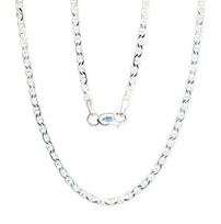 Moteriška sidabrinė „Marina“ grandinėlė, 2 mm, 50 cm, deimantinė apdaila, 925°