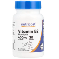 Nutricost Vitamin B2 400 mg 30 caps