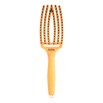 Olivia Garden Finger Brush Medium Orange plaukų šepetys