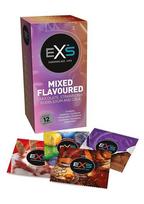 Prezervatyvų rinkinys Exs Mixed Flavoured, 12 vnt