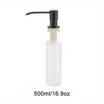 Matinis juodas muilo dozatorius virtuvei, 350 ml