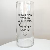 Stiklinė vaza "Bosė"
