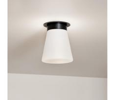 Kichler KL-ALBERS-F-T-BK-Lubinis šviestuvas ALBERS 1xE27/40W/230V Ø21,6 cm juoda