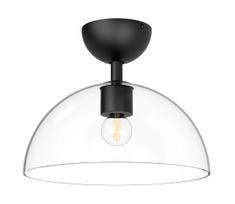 Alora Mood ALM-JUDE-SF-MB-CL-Strop. lubinis šviestuvas JUDE 1xE27/60W/230V, skersmuo 30,5 cm, juodas