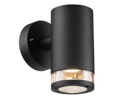 Nordlux - Lauko sieninis šviestuvas BIRK 1xGU10/28W/230V IP44 juodas