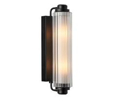Nordlux - Vonios veidrodžio šviestuvas NIMAL 2xE14/25W/230V IP44 juodas