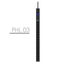 PowerWalker 19" power strip rack, PDU, 10A, 16x IEC C13, 3m IEC C14, meter, vertical, black