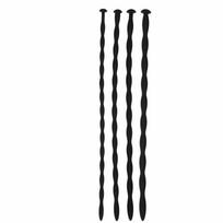 Sinner Gear Ouch! Silicone Dilator Set Flexible Medical-Grade 5 Sizes Black