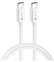 Baltas USB-C - USB-C PD QC4.0 3A 60W 300cm laidas "Forcell F-ENERGY C338"