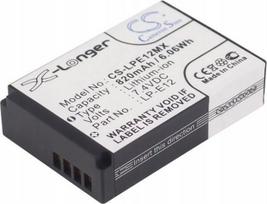 Battery Cameron Sino Battery Battery Type Lp-e12 / Lc-e12 Do Canon / Cs-lpe12mx