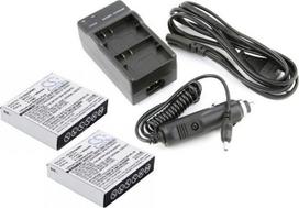Battery Cameron Sino Charger Set + 2x Battery Az13-1 Xiaomi Yi