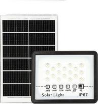Saulės LED prožektorius BLOW su judesio ir sutemų jutikliu, IP65, 30W, valdymas pulteliu
