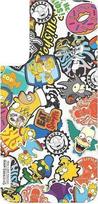 Samsung Rear panel to case Frame Cover to Galaxy S22 - SIMPSONS (Faces) [H]