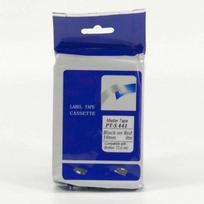 PT-S441 tape for Brother, black print/red backing, not laminated, 8m, 18mm