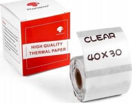 Phomemo Adhesive Paper Stickers 40x30mm Transparent Phomemo M110 M120 M200 M221 / XP-TT4030-230