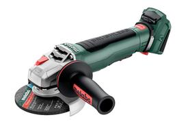 Akumuliatorinis kampinis šlifuoklis Metabo WPB 18 LT BL 11-125 Quick; 18 V; 125 mm (be akumuliatoriaus ir pakrovėjo)