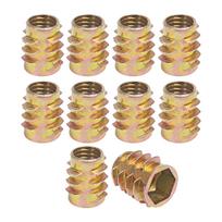 Dvigubo sriegio medinis įdėklas M8x18mm - 10 vnt, - Baldų įdėklas - Varžtas - Veržlė