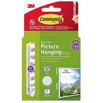 3M Command Strips Narrow 4pcs, white 7100337191