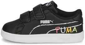 Laisvalaikio batai vaikams Puma Smash v2 Home School Black 386201 01
