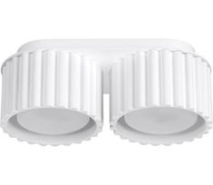 Sollux SL.1783 - Kryptinis šviestuvas AURA 2xGX53/10W/230V baltas