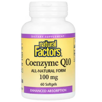Natural Factors Coenzyme Q10 100 mg 60 softgels