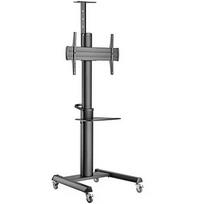 Gembird Aluminum TV floor stand with caster wheels, 37-70" TVS-70T-02