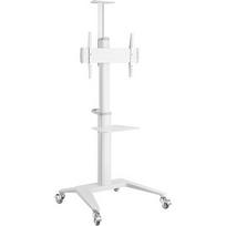 Gembird Aluminum TV floor stand with caster wheels, 37-70" TVS-70T-02-W