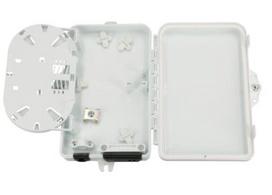 Hermetinė optinė FTTx sieninė dėžutė (2xSC/LC, IP65, 167x102x31 mm)