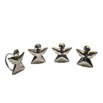 Iš metalo servetėlių žiedų rinkinys 4 vnt. Angel – Dakls