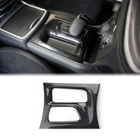Carbon Fiber Console Gear Shift Box Panel Cover Trim For Dodge Charger 2016-2021