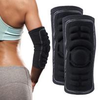 Sports Sponge Elbow Pads Anti-collision Arm Guards Breathable and Pressurized Outdoor Sports Protective Gear Men's and Women's Sponge Arm Guards one size fits all juoda