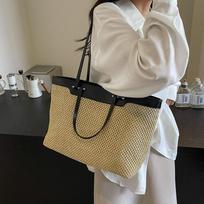 New Fashion Shoulder Bag Casual Tote Bag Portable Large Capacity Bag Women juoda