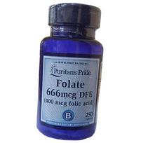 Folatas, Folio rūgštis 400, Puritan's Pride 250 tabl. (36367018) 250tab