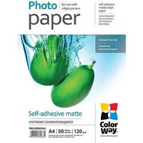 ColorWay 120 g/m² | A4 | Matte self-adhesive Photo Paper PMS1208050A4