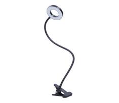 Solight WO66-B- LED reguliuojama stalinė lempa su spaustuku LED/8W/230V 3000/4000/5000K juoda