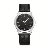 Odinis kvarcinis vyriškas laikrodis, Roman Black Band Black Dial