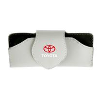 Automobilio akinių laikiklis Akinių laikymo spaustukas Saulės akinių laikiklis Toyota Corolla Camry RAV4 Yaris C-HR Avensis Auris Hilux TRD balta