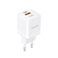 Sieninis įkroviklis GaN 33W PPS USB C/USB Dudao A13Pro – baltos spalvos