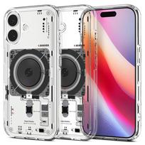 Spigen Ultra Hybrid MagSafe dėklas skirtas Apple iPhone 17 Neo One – skaidrus