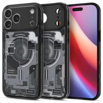Spigen Ultra Hybrid MagSafe dėklas skirtas Apple iPhone 17 Pro Zero One – juodos spalvos