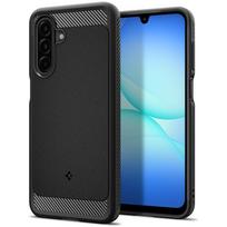 Spigen Rugged Armor dėklas skirtas Samsung Galaxy A17 – matinis juodos spalvos
