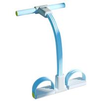 Pedal Ankle Puller with Counter 4/6-Tube LED Display Resistance Band with Handle Elastic Yoga Sit-up Pull Rope Men Women Pedal Tensioner Exerciser A mėlyna