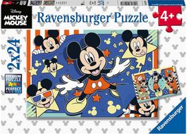 Dėlionė RAVENSBURGER Mickey Mouse, 2x24 det.