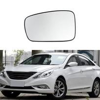 1x Front Left Side Mirror Glass Heated with Backing For Hyundai Sonata 2011-2014