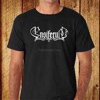 Naujas Ensiferum Metal Logotipas Vyriški Juodi Marškinėliai Dydis S-5XL Retro Apvalia Kaklo Marškinėliai M juoda