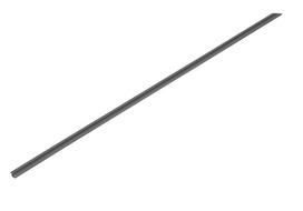 Stumdomų durų bėgelis HETTICH SlideLine1+, frezuojamas, spl. sidabro, 2 m, 62547