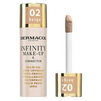 Dermacol Infinity Multi-Use Super Coverage Waterproof Touch, 20 g - 02 Beige